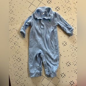 Ralph Lauren 9m Baby Blue Polo Jumpsuit